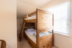 Bedroom 5 one bunk bed twin over twin